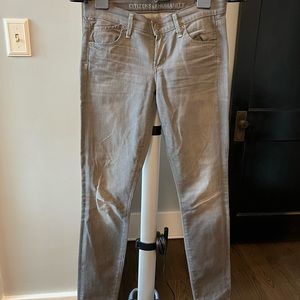 Citizens of Humanity Avedon Low Rise Gray Skinny Jean